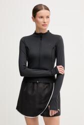 PUMA cipzáras melegítőfelső női PUMATECH SENSE - fekete S