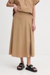 Weekend Max Mara szoknya pamut ZATTERA - bézs 40