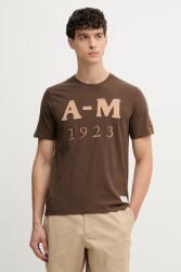 Aeronautica Militare póló férfi pamut - barna L