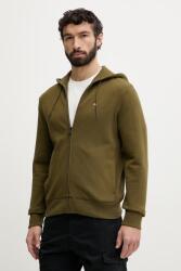 Napapijri cipzáras melegítőfelső kapucnival férfi pamut BALIS - zöld XL