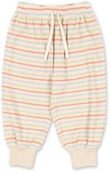 Konges Sløjd gyerek pamut melegítőnadrág ITTY RIB SWEAT PANTS GOTS - bézs 92