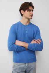MEDICINE férfi pulóver lenvászonnal - kék XXL