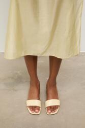 Answear. LAB női bőr papucs Unscripted kollekció - bézs Női 39 - answear - 38 990 Ft