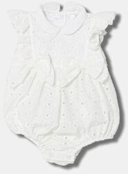 Jamiks bébi pamut kezeslábas NUBBI - fehér 80