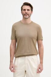 JOOP! t-shirt férfi pamut - bézs M - answear - 21 990 Ft