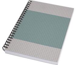 Sigel Spirálfüzet, A5, kockás, 80 lap, puhafedeles, SIGEL Quicknote , kék-szürke (SISN600)