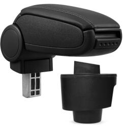 Pro. tec Könyökpárna Seat IBIZA 4 (6J), fekete, öko-bőr