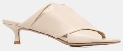 Answear. LAB női bőr papucs Unscripted kollekció - bézs Női 41 - answear - 43 990 Ft