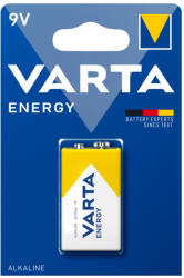 VARTA Energy 6LR61 Alkaline 9V tartós elem (Varta-Energy-6LR61-49122)