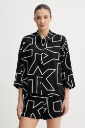 DKNY pizsama női viszkóz - fekete M