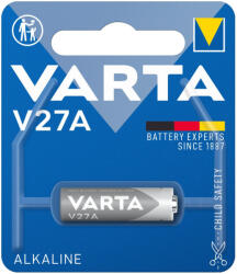 VARTA V27A A27 MN27 Alkaline 12V távirányító elem (Varta-V27A-4227)