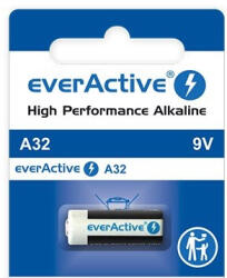 everActive A32 29A Alkaline tartós 9V elem (everActive-A32-29A)