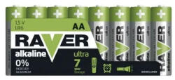 RAVER LR6/8S Alkaline 1, 5V AA tartós ceruza elem (Raver-LR6-8S-B79218)
