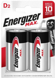 Energizer MAX LR20/2 Alkaline 1, 5V D tartós góliát elem (ENERGIZER-MAX-GOLIAT)