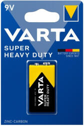 VARTA Super Heavy Duty 6F22 9V féltartós elem (Varta-6F22-2022)