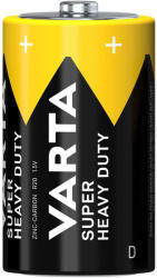 VARTA Super Heavy Duty R20/2 1, 5V D féltartós góliát elem (Varta-R20-2-2020)