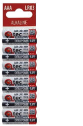 Qtek Extra Power LR03/12 Alkaline 1, 5V AAA tartós mikro elem (QTEC-LR03-12)