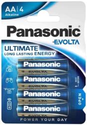 Panasonic EVOLTA LR6EGE/4BP Alkaline 1, 5V AA tartós ceruza elem (Panasonic-LR6EGE-4)