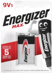 Energizer Max Alkaline 6LR61 tartós 9V elem (Energizer-Max-6LR61)