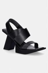 United Nude bőr szandál sarokkal Construct Hi - fekete Női 36