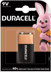 Duracell Basic Alkaline 6LR61 MN1604 tartós 9V elem (Duracell-BASIC-6LR61)