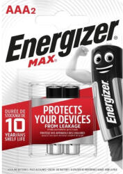 Energizer Max LR03/2 Alkaline 1, 5V AAA tartós mikro elem (ENERGIZER-MAX-LR03-2BP)