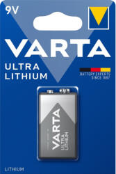 VARTA ULTRA 9V Lithium elem (Varta-6LF22-6122-L522)