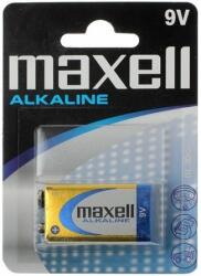 Maxell ALKALINE 6LR61 tartós 9V elem (Maxell-ALKALINE-6LR61)