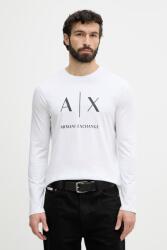 Giorgio Armani hosszúujjú férfi pamut - fehér L - answear - 16 090 Ft