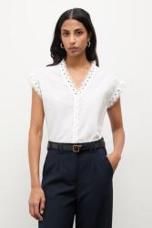 ANSWEAR blúz pamutból - fehér S - answear - 15 990 Ft
