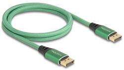 Delock DisplayPort kábel 16K 60 Hz 1 m zöld fém (80629) (80629) (80629)
