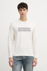 Giorgio Armani férfi pamut T-shirt - bézs XXL - answear - 29 990 Ft