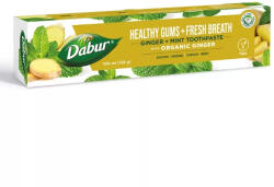 Dabur Healthy Gums+Fresh Breath fogkrém 100ml fluormentes, organikus