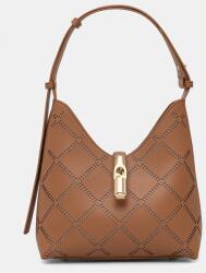 Furla női bőr táska Goccia S Hobo - barna Univerzális méret