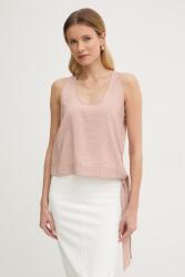 Marella női viszkóz top UMICO - rózsaszín 36