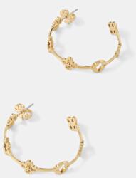 Tory Burch női rozsdamentes acél fülbevaló Forget Me Not - arany Univerzális méret