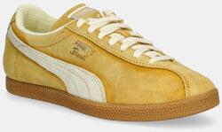 PUMA velúr sportcipő Brasil The NeverWorn V - sárga Női 40