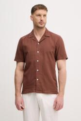 Lindbergh selyem ruha - barna XL