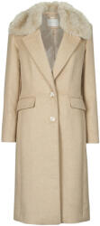 GUESS Paltoane Femei NANCY FIT COAT FAUX FUR COLLAR Guess Bej EU M