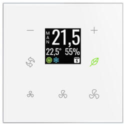 ELKO EP ELKOEP GRT3-70W Érintőgombos üvegtermosztát (fehér, szögletes) (9153_katalogus)