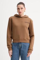 La Mania Kapucnis melegítőfelső női pamuttal LIO - barna 38