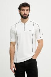 Giorgio Armani férfi pamut póló - fehér S - answear - 38 990 Ft