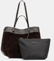 ANSWEAR shopper női velúrbőr - barna Univerzális méret - answear - 34 590 Ft