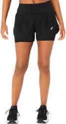 ASICS Road 2-N-1 3.5 inch Short női futó rövidnadrág L (2012C975-001-L)