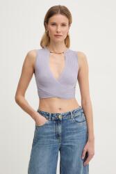 Elisabetta Franchi átlapolós női viszkóz - lila 34