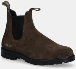Blundstone magasszárú cipő velúrból 2410 - barna Női 46
