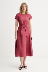 Max Mara ruha vászon ESORDIO - burgundia 38