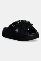 Inuikii papucs női Woven Stones Platform - fekete Női 36