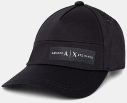 Armani Exchange férfi pamut siltes sapka - fekete Univerzális méret