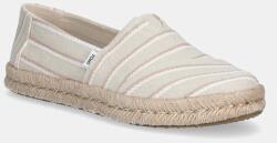 Toms espadrilles NATURAL WOVEN STRIPES - bézs Női 38.5